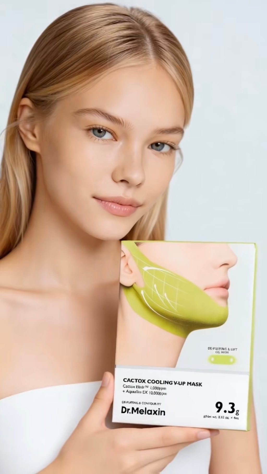 [Dr.Melaxin Official] CACTOX V-LIFTING MEWING BAND with Cactus Cooling Reduce Puffiness & Pore Tightening for Visible Pore Care Skin Repair