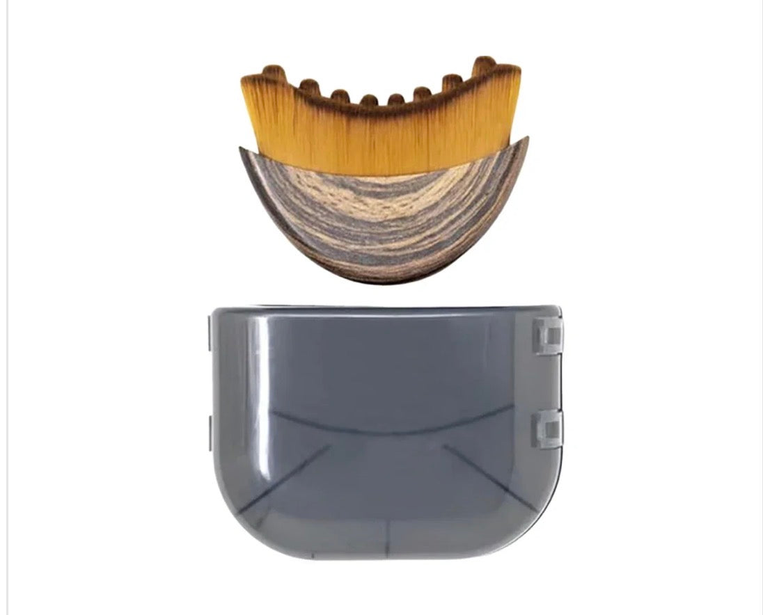 2PCS Lymphatic Contour Face Brush for Jawline & Chin Sculpting Dry Brushing Massager for Lymphatic Drainage & Facial Fatigue Relief Ergonomically Designed to Fit the Skin Precisely Beauty Roller Daily