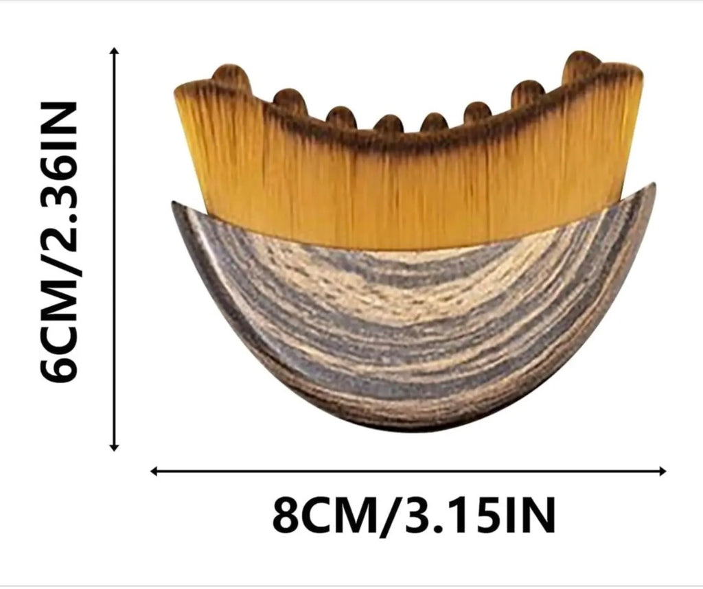 2PCS Lymphatic Contour Face Brush for Jawline & Chin Sculpting Dry Brushing Massager for Lymphatic Drainage & Facial Fatigue Relief Ergonomically Designed to Fit the Skin Precisely Beauty Roller Daily